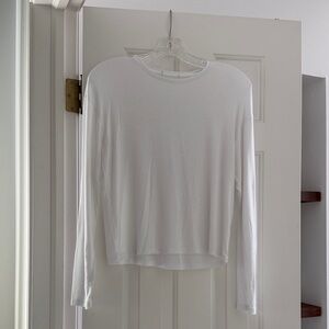Classic White Long Sleeve Top